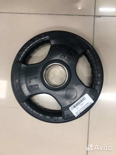 Диск для штанги с ручками 5 кг