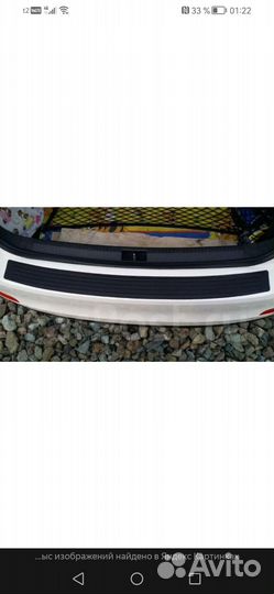 Защитная накладка заднего бампера Skoda