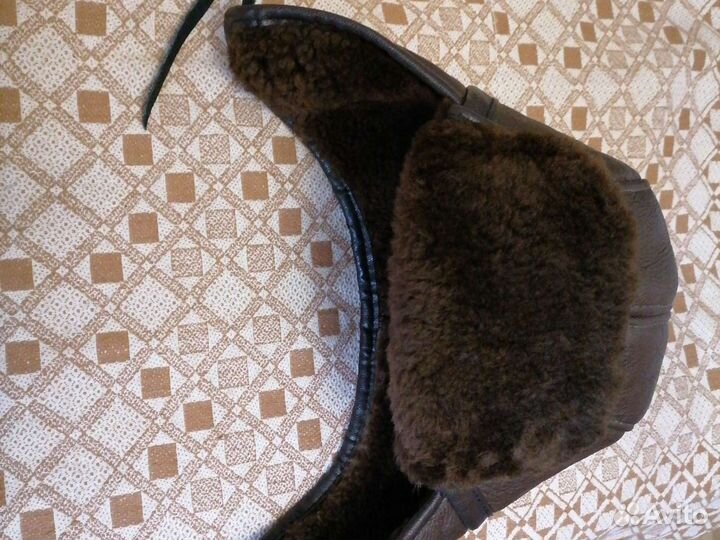 Шапка детская на мальчика зима натуральный мех