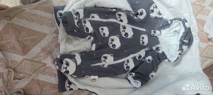 Комплект на выписку для мальчика осень