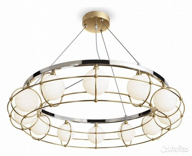 Подвесная люстра Maytoni Carcass MOD312PL-12GCH