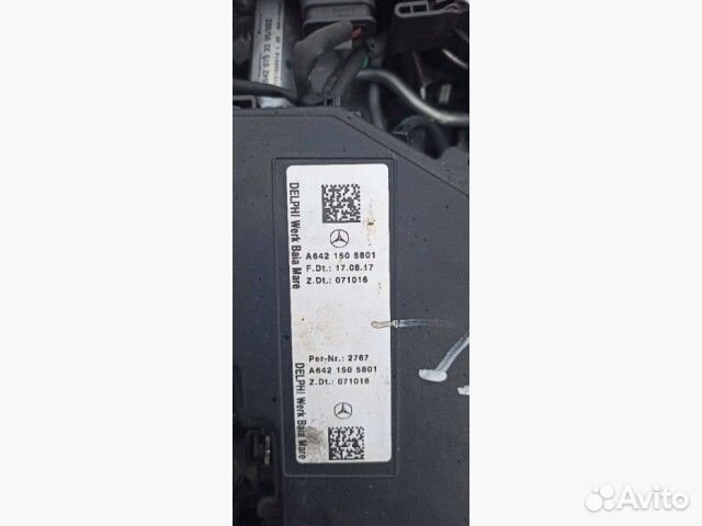 642826 Двигатель к Mercedes GLE, 2017 г. 3.0 л, ди