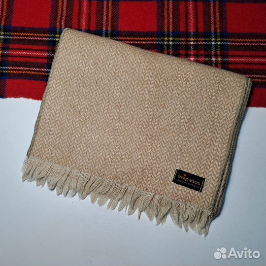 Винтажный шерстяной шарф Wigens Made in Sweden