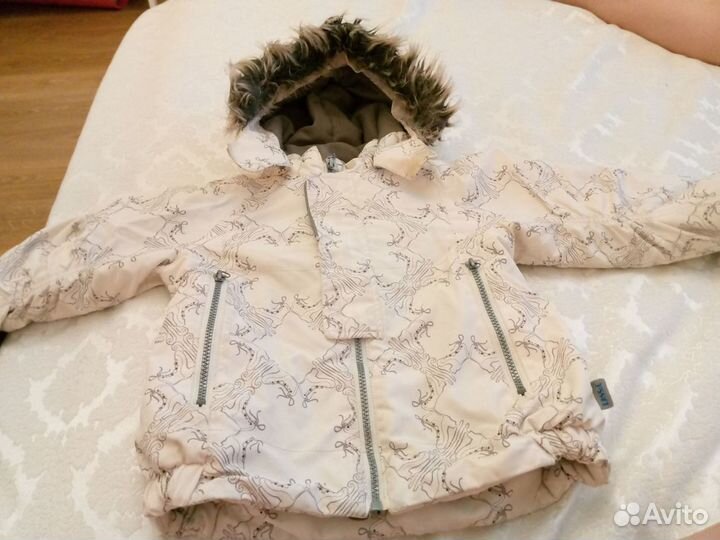 Куртка зимняя на девочку lassie 98 см