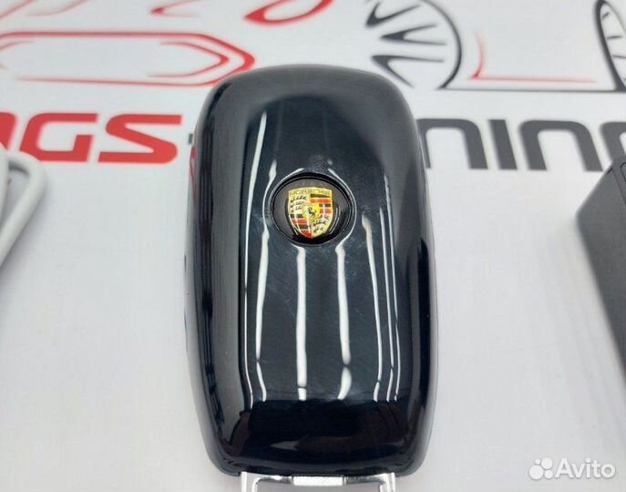 Смарт ключ Порш дизайн Мерседес серебристый