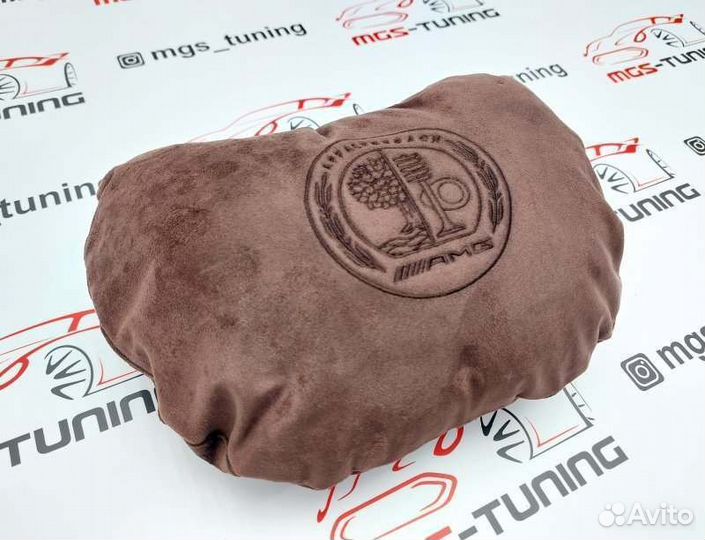 Подушка для подголовника 30х22 см Мерседес амг