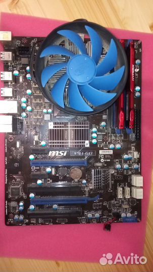 Комплект Ам3+ процессор+материнская плата+оператив