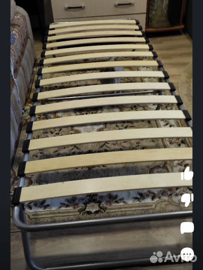 Раскладушка с матрасом