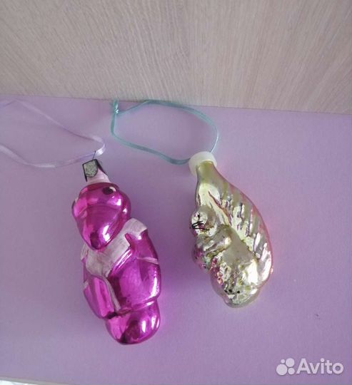 Ёлочные игрушки СССР