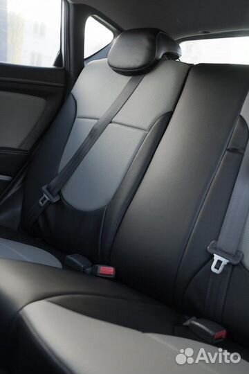 Авточехлы для Hyundai Solaris+ установка