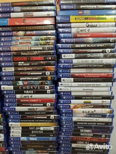 Игры ps4 call of gta Minecraft Lego UFC mk NFS