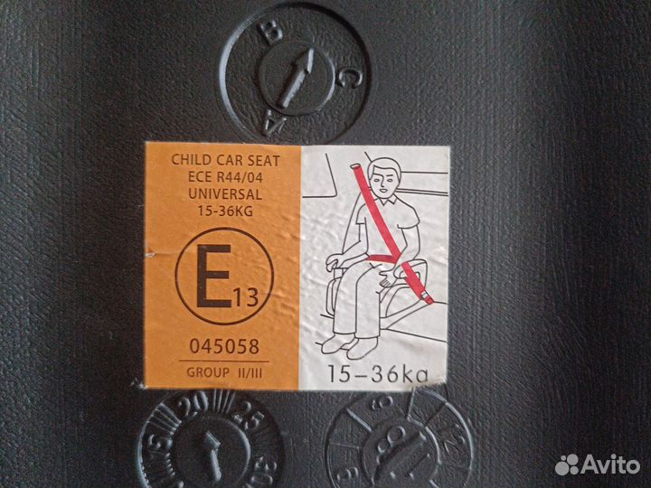Детский бустер автомобильный бу