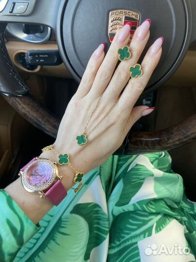 Van cleef серьги браслет подвеска