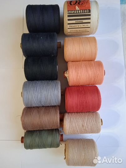 Нитки времен СССР хлопчатобумажные