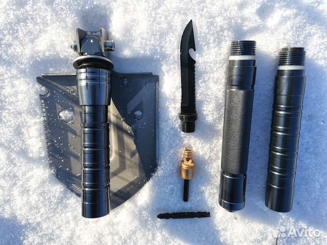 Лопата мультитул туристическая складная