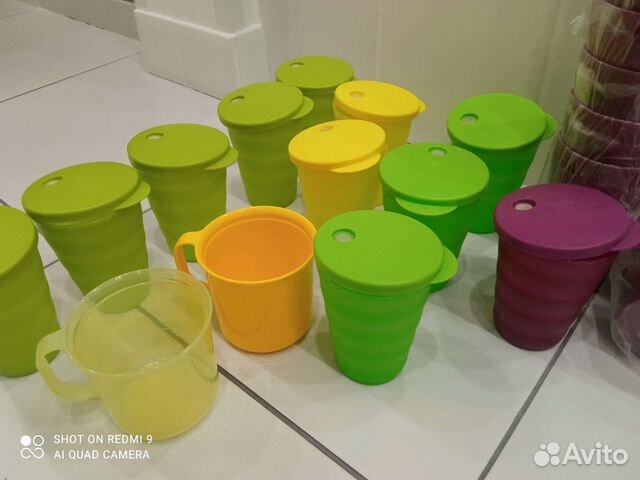 Посуда Tupperware - стаканы, чашки
