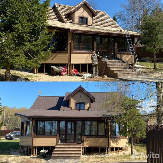 Крыша кровельные работы ремонт замена кровли