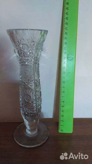 Очень красивая уникальная ваза Чехия времён СССР