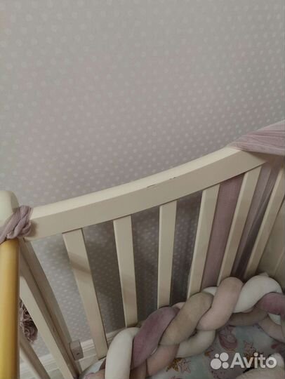 Детская кроватка гандылян+комод