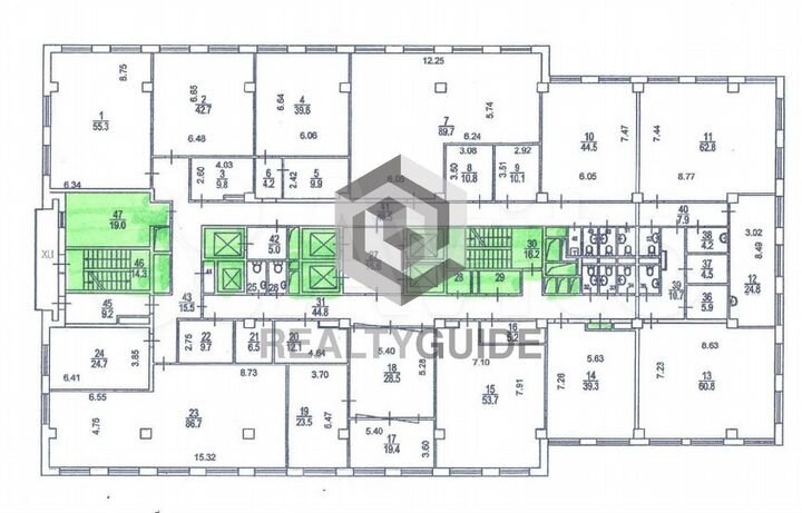 970 м2 Бизнес-центр 