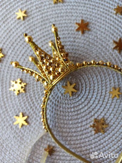 Корона на ободке для девочки В наличии
