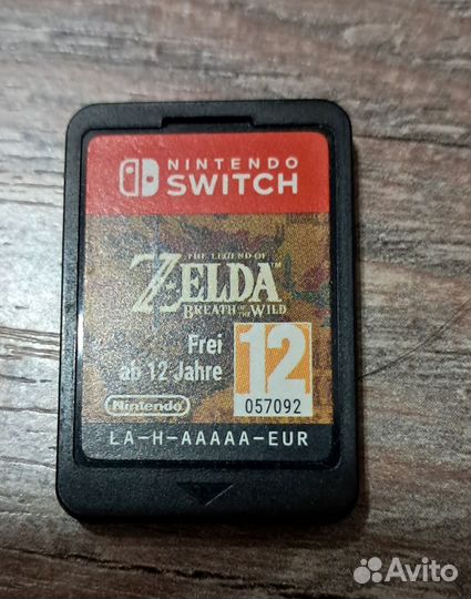 Картридж Zelda Breath of the Wild