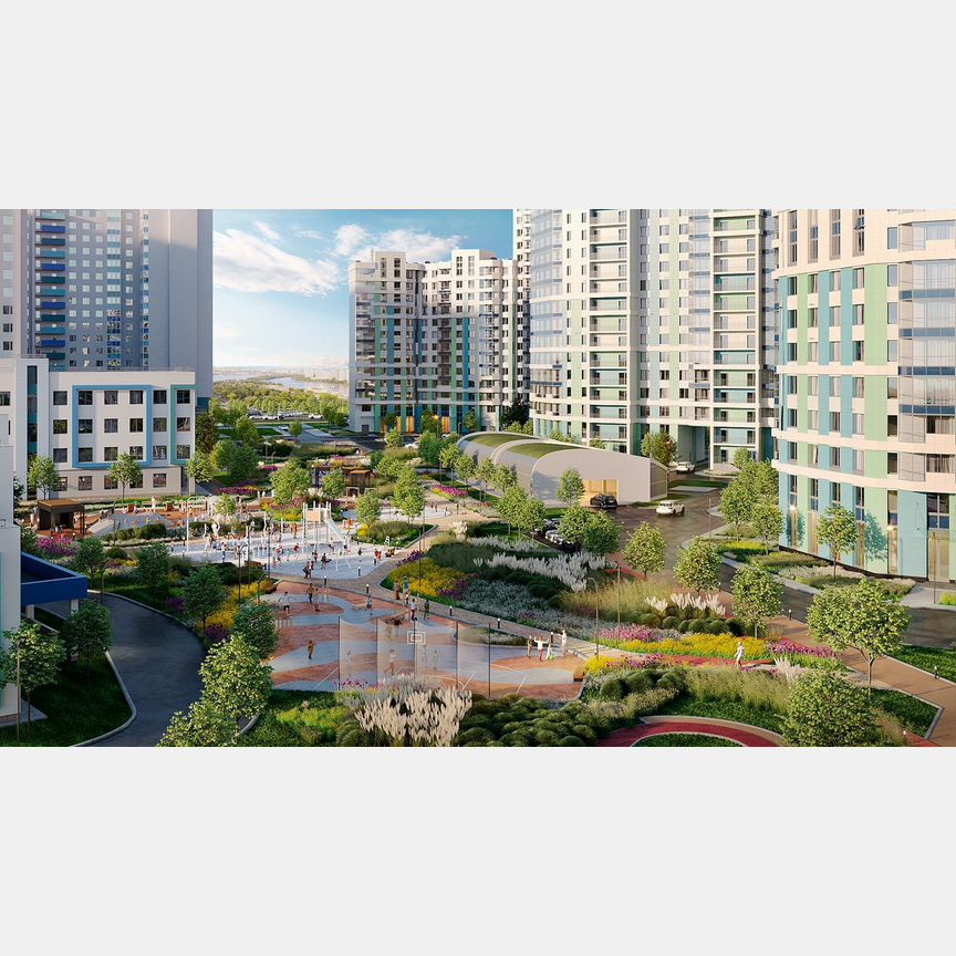 3-к. квартира, 84 м², 2/20 эт.