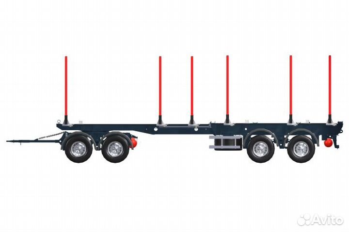 Прицеп лесовоз (сортиментовоз) V-Trailer 306, 2023