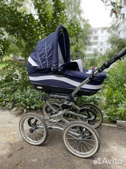 Коляска 2 в 1 с большими колесами