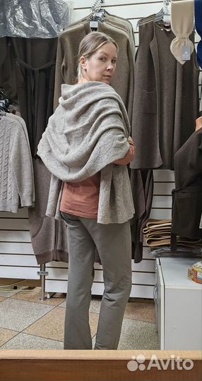 Палантин пух яка и шерсть овечки, Монголия