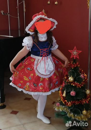 Новогодний костюм для девочки 140