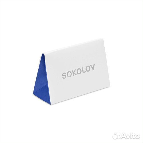 Кольцо sokolov из серебра, 94012832, р.19