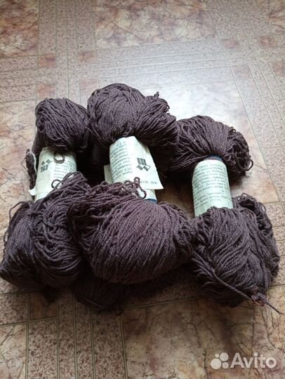 Пряжа чистошерстяная
