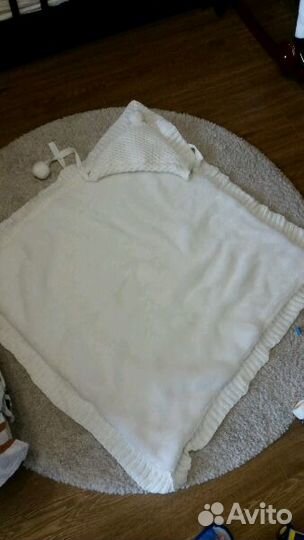 Вязаный конверт в коляску