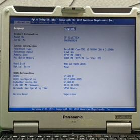 Panasonic toughbook CF-31 (i7/8Gb/480ssd) MK5