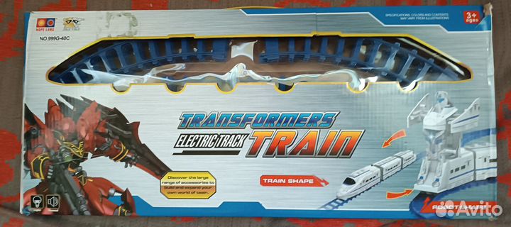 Игрушка поезд трансформер