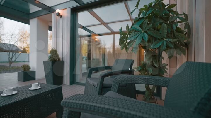 Коттедж 132 м² на участке 10 сот.