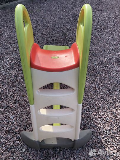 Детская горка пластиковая уличная с поливом