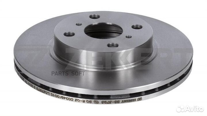 Диск торм. перед. Toyota Corolla (E100 E110) 92- zekkert BS5795