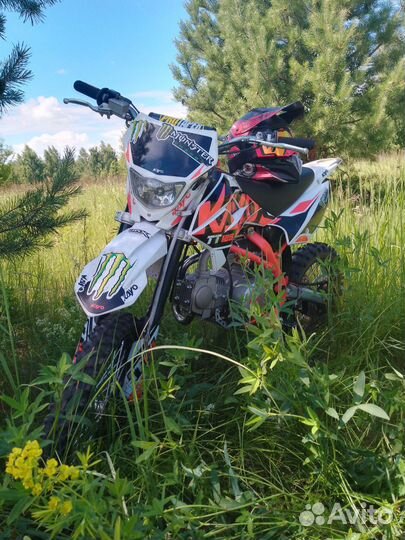 Питбайк 125 кубов (кик стартер)