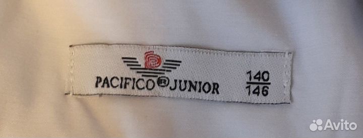 Рубашка белая 146 на мальчика