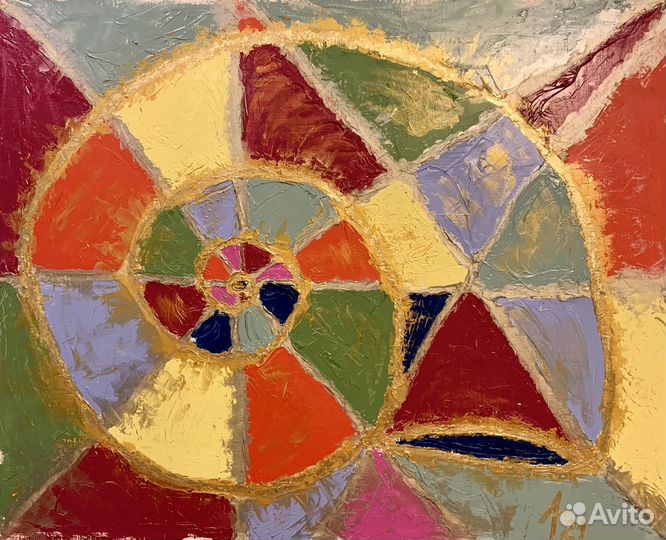 Большая картина на холсте