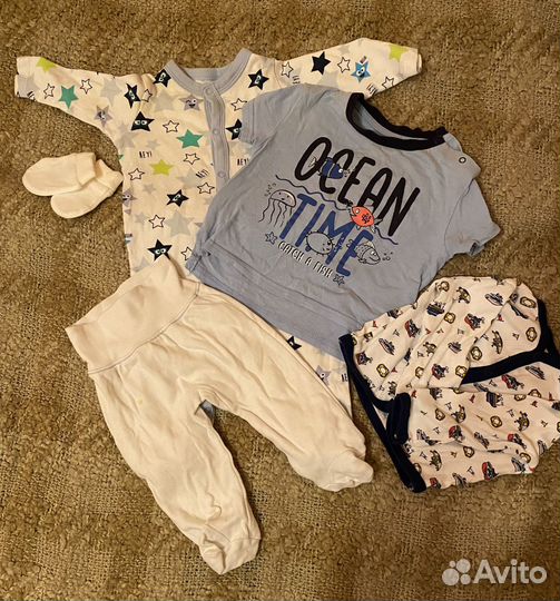 Детские вещи пакетом 68 74