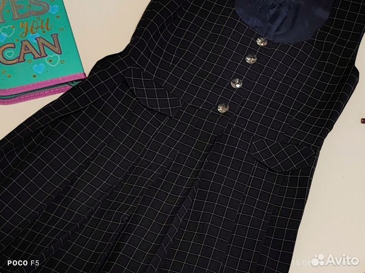 Школьная форма для девочки сарафан 134