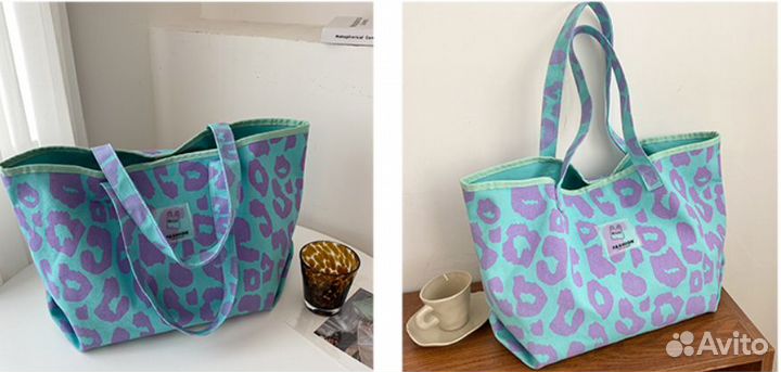 Холщовая сумка женская