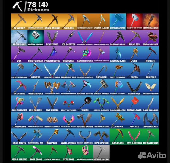 Скины фортнайт /предметы/кирки