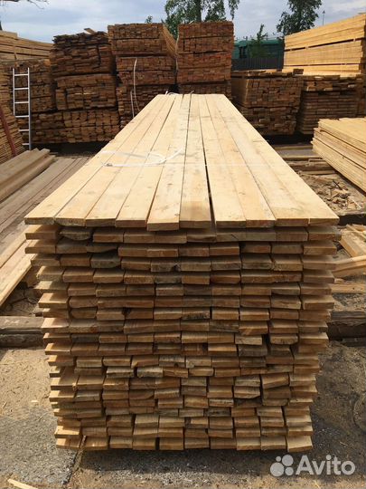 Доска обрезная ест. влажности Осина 25*100*6000