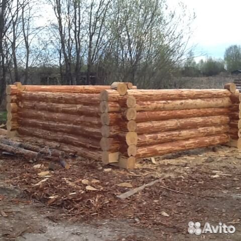 Срубы бань, домов