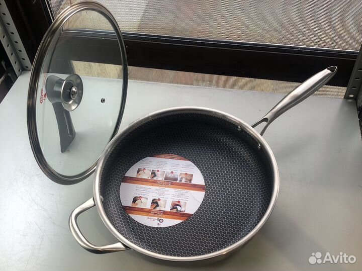 Сковорода-Вок 30см Rashko Baba с крышкой