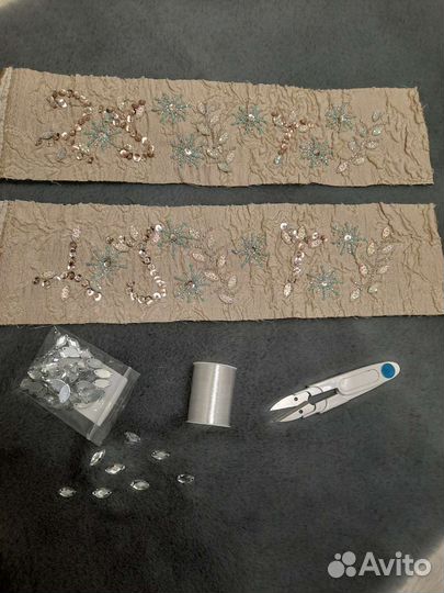 Вышивки бисером на камусы